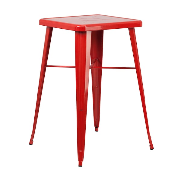 Flash Furniture Square 27-3/4" W, 40" H, Red CH-31330-RED-GG - main